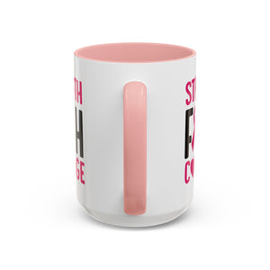 Inspirational Coffee Mug: Strength, Faith, Courage - Gift for Survivors, Awareness Events, Supportive Home Decor, Encouragement