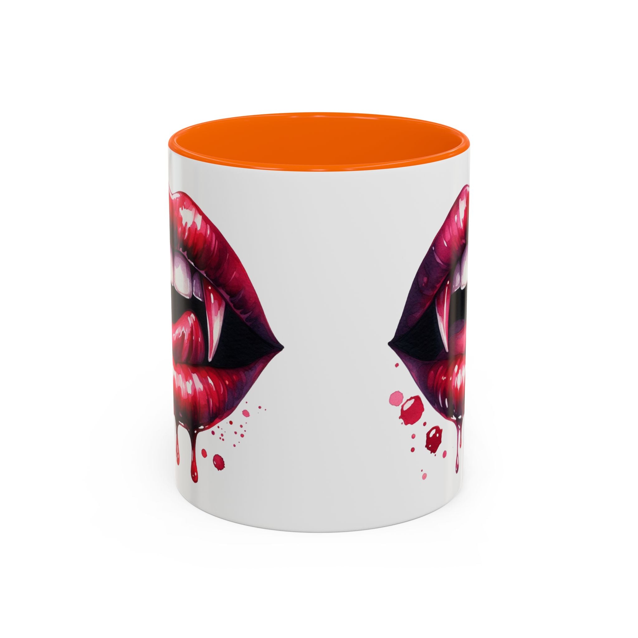 Gothic Vampire Teeth Coffee Mug – Perfect for Halloween, Spooky Occasions, Gift for Horror Lovers, Unique Accent Cup
