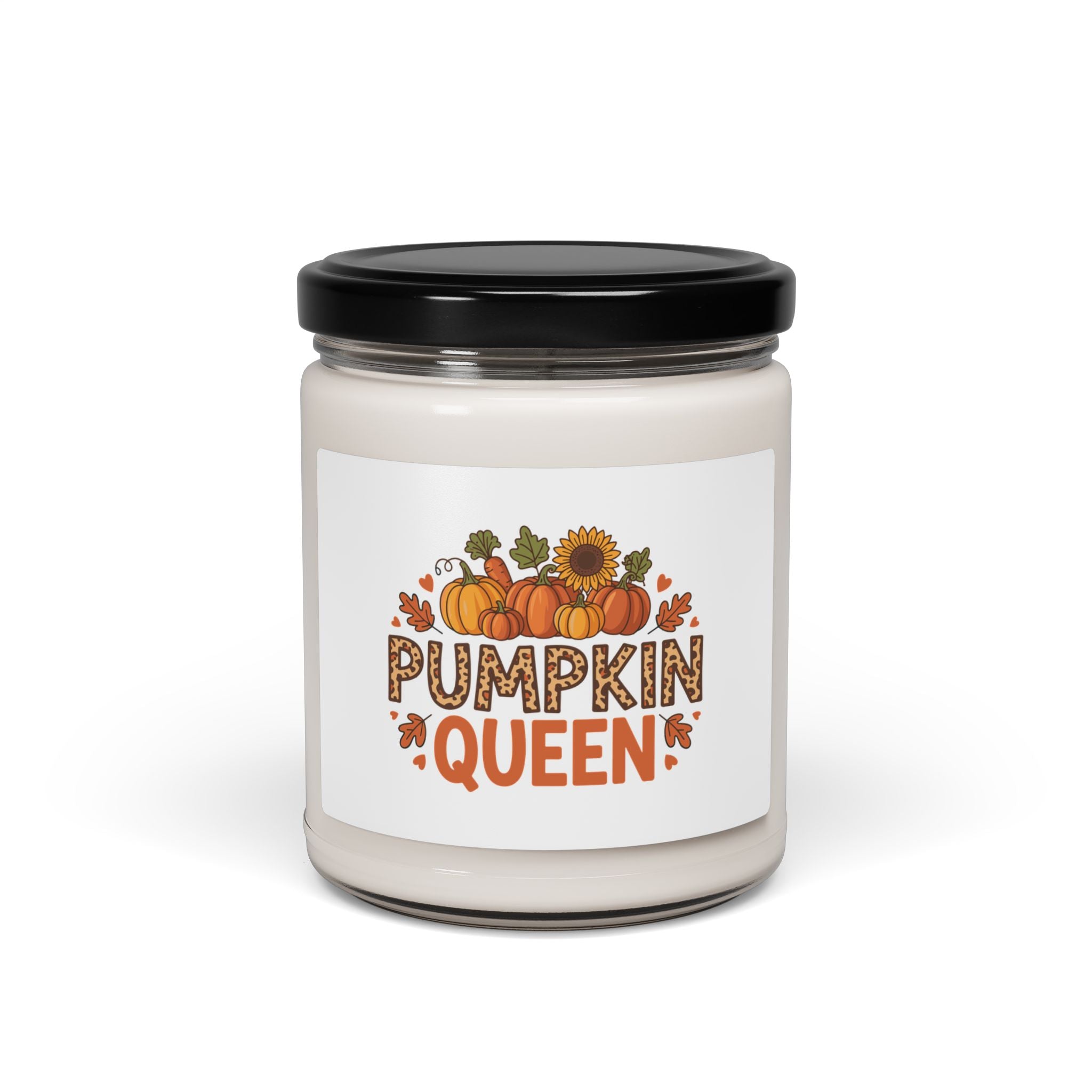 Pumpkin Queen Soy Candle, Fall Home Decor, Autumn Scented Candle, Gift for Her, Halloween Celebration, Cozy Living