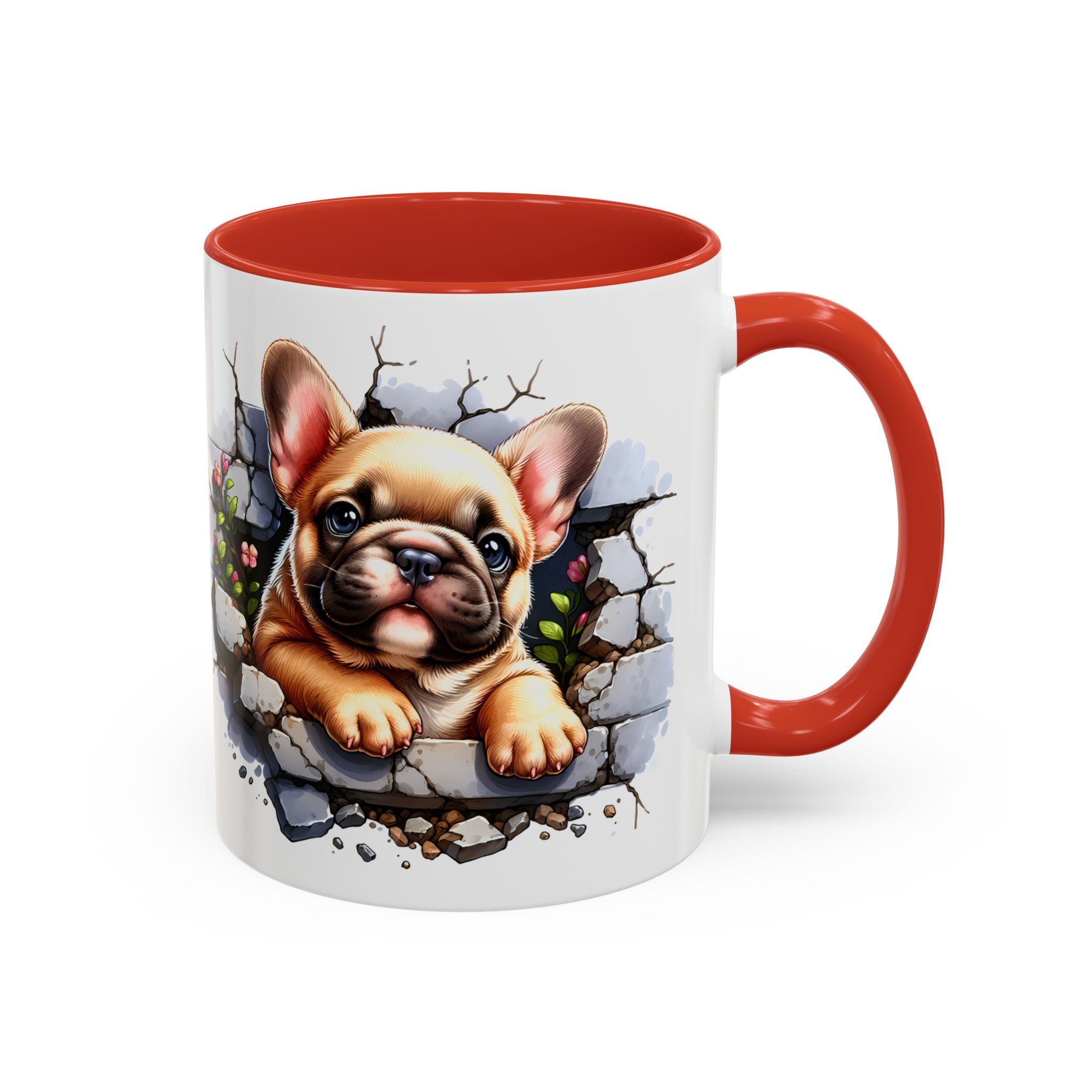 Charming Dog-Themed Coffee Mug, Perfect for Pet Lovers, Gift for Dog Owners, Cute French Bulldog Art, Ideal for Birthdays and Holidays