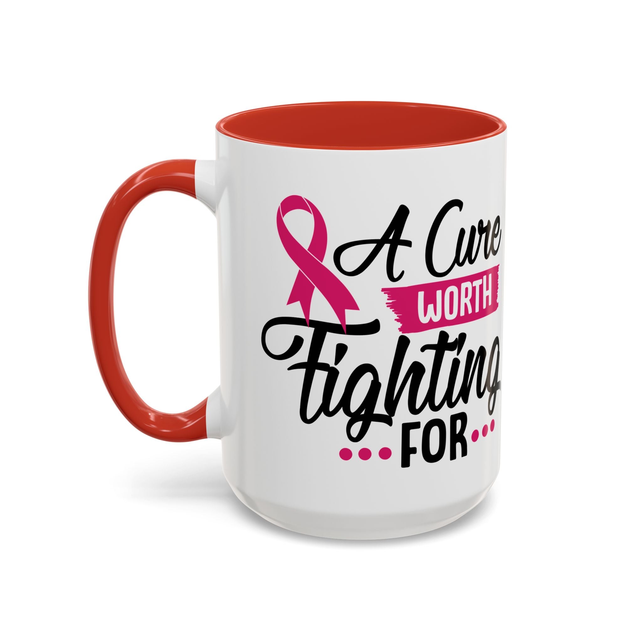 Inspirational Breast Cancer Awareness Mug, Supportive Gift for Fighters, 11oz & 15oz Coffee Cup - Perfect for Fundraisers, Hope, [...]
