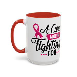 Inspirational Breast Cancer Awareness Mug, Supportive Gift for Fighters, 11oz & 15oz Coffee Cup - Perfect for Fundraisers, Hope, [...]