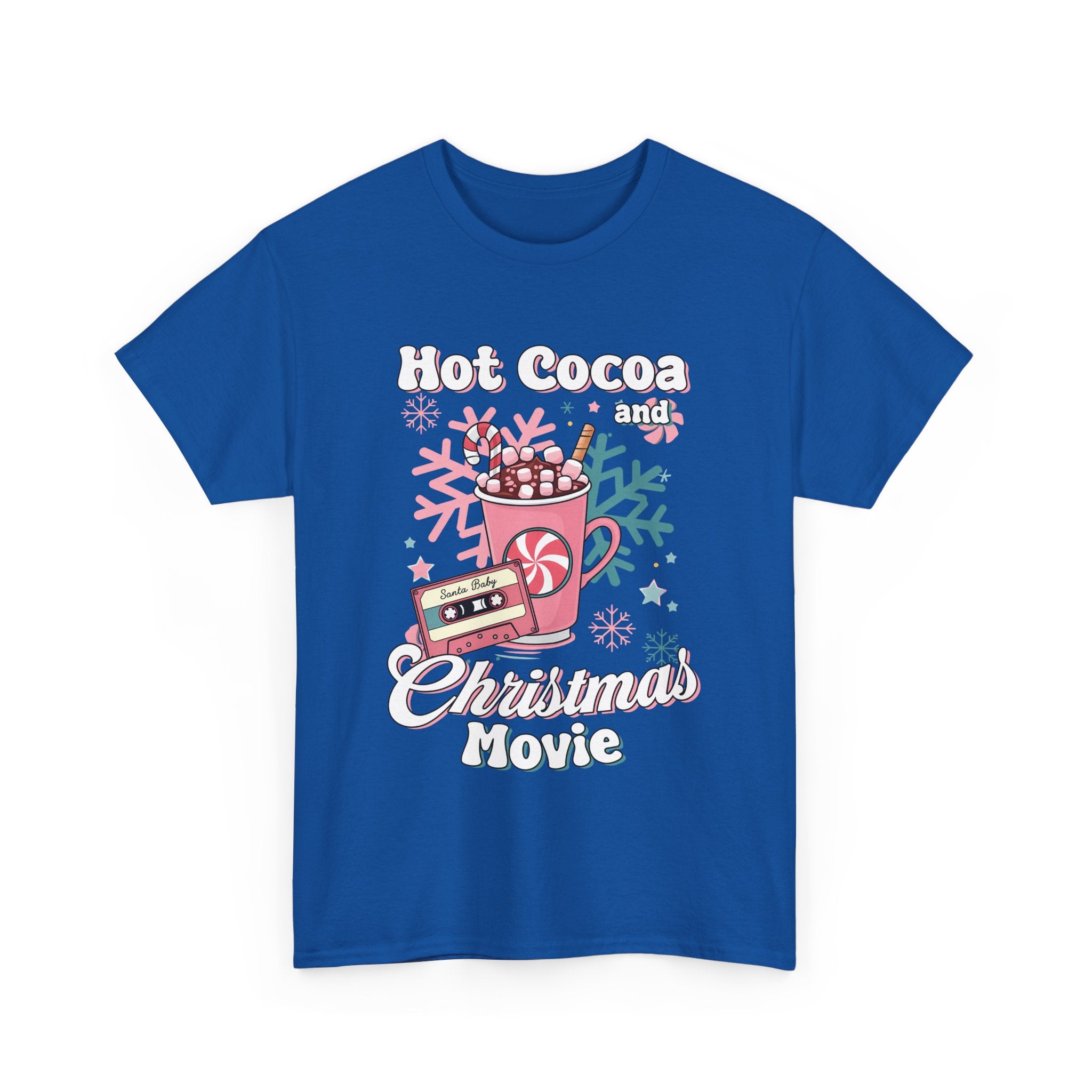 hot cocoa and christmas movie Unisex Heavy Cotton Tee