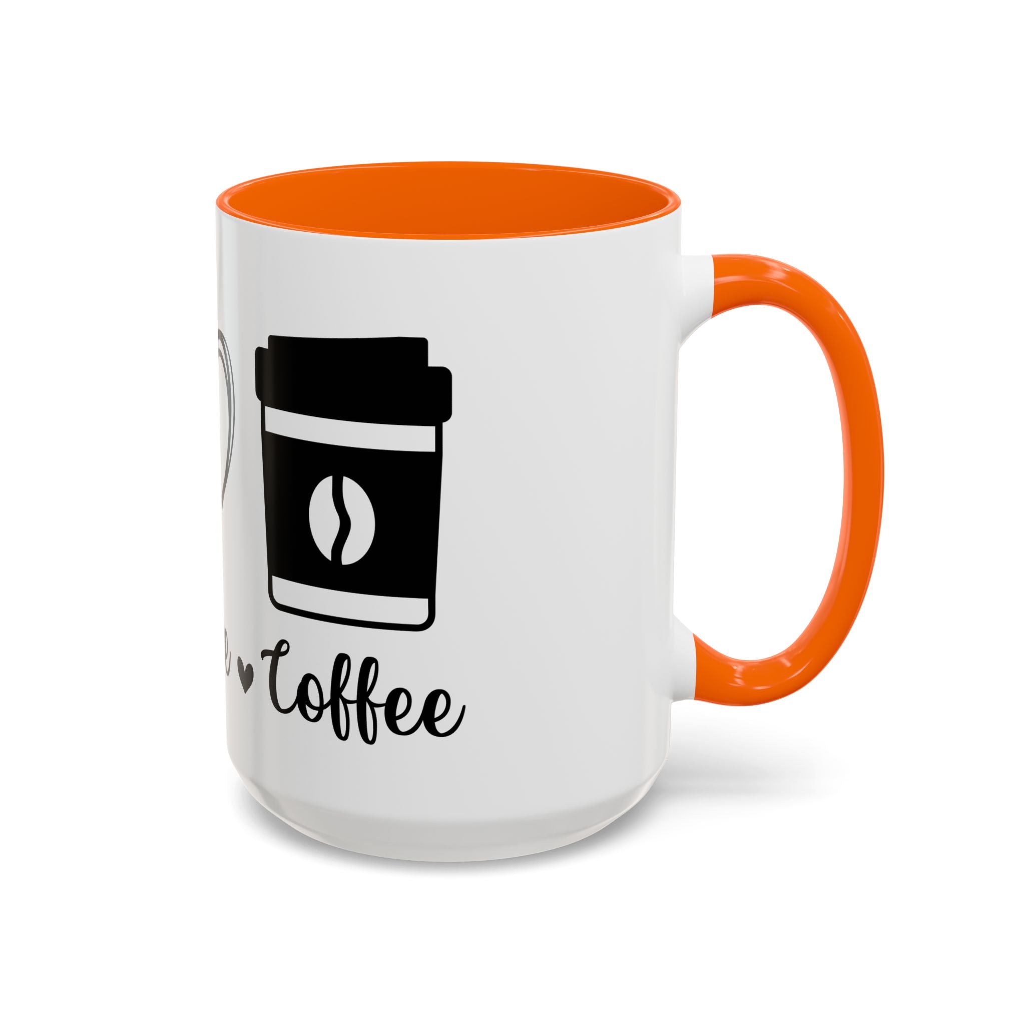 peace love coffee Accent Coffee Mug (11, 15oz)