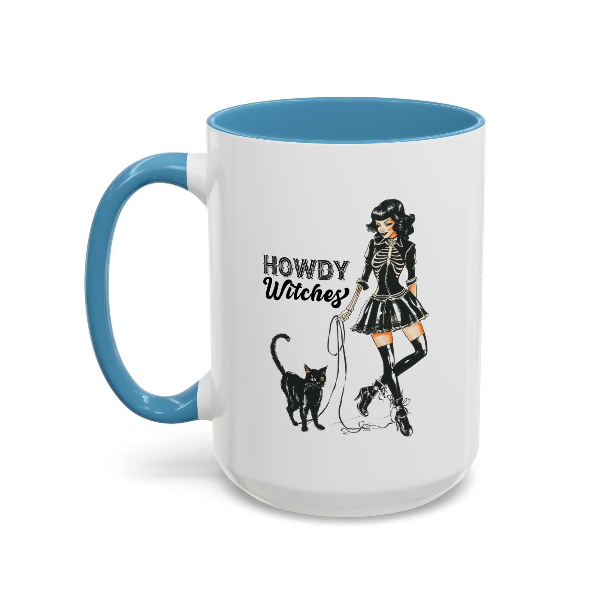 Spooky Cat Coffee Mug, Halloween Gifts, Witchy Home Decor, Black Cat Mug, Cozy Drinkware, Magical Kitchen Accessories