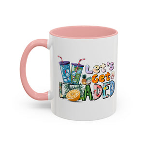 Colorful 'Let's Get Loaded' Coffee Mug - Fun Drinkware for Parties & Gatherings