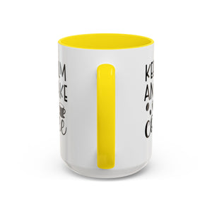 Keep Calm Coffee Mug - Fun Gift for Coffee Lovers, Kitchen Decor, Motivational Drinkware, Homebrew Enthusiast, Daily Motivation