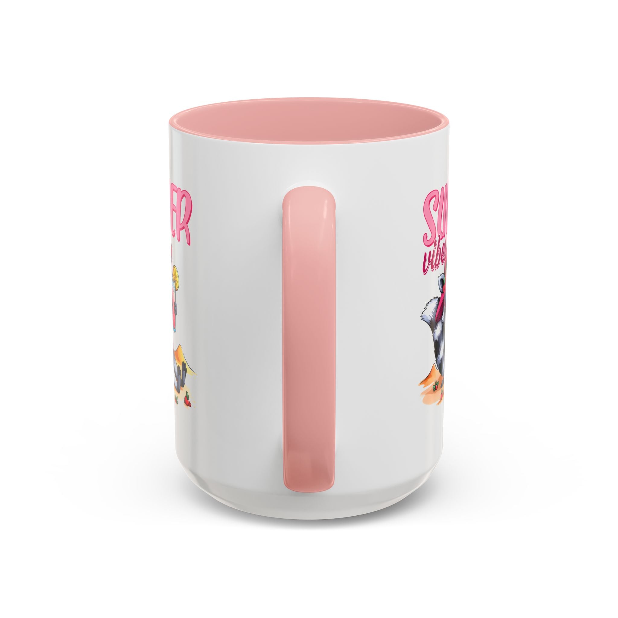 Summer Vibes Accent Coffee Mug - Fun & Colorful Design for Relaxing Moments