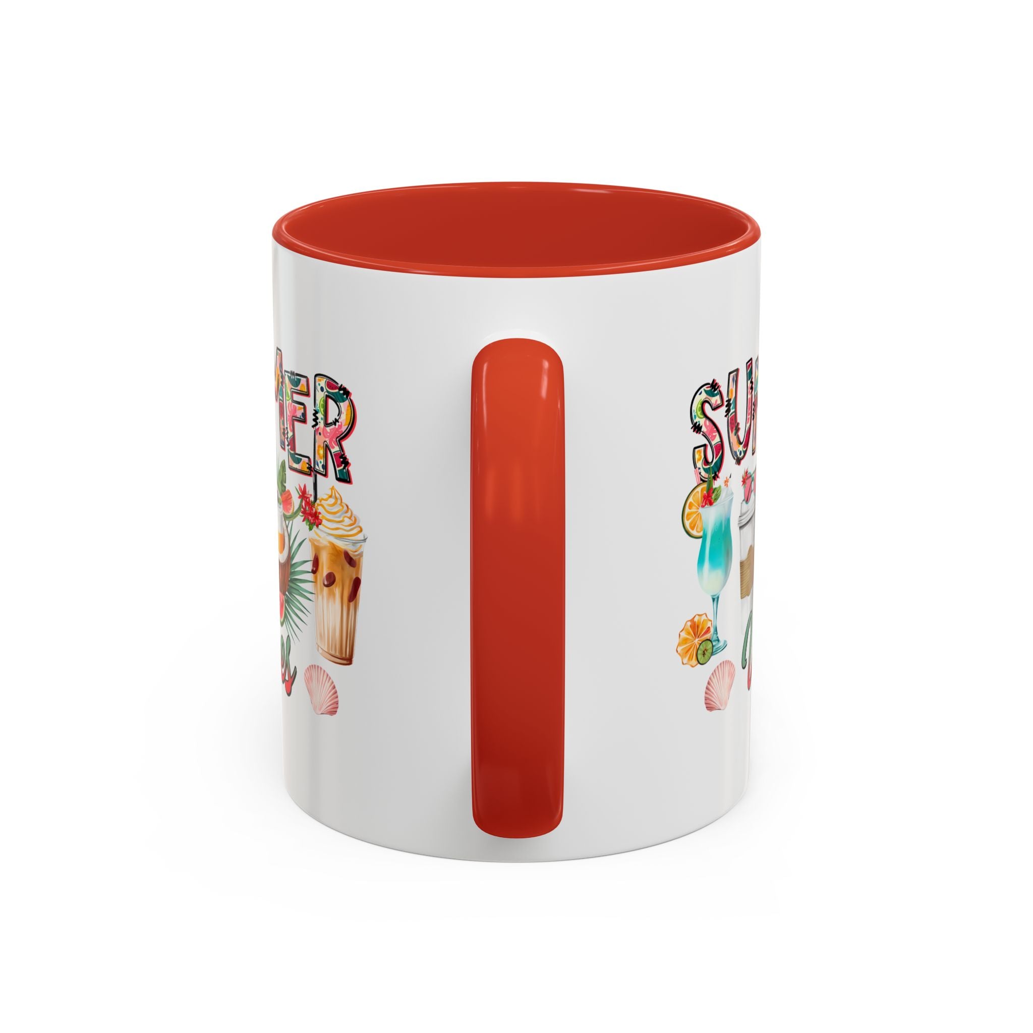 Summer Vibes Accent Coffee Mug - 11oz & 15oz - Perfect for Sunny Days & Celebrations