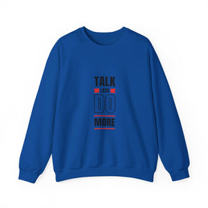 Talk less do more Unisex Heavy Blend™ Crewneck Sweatshirt personalized products