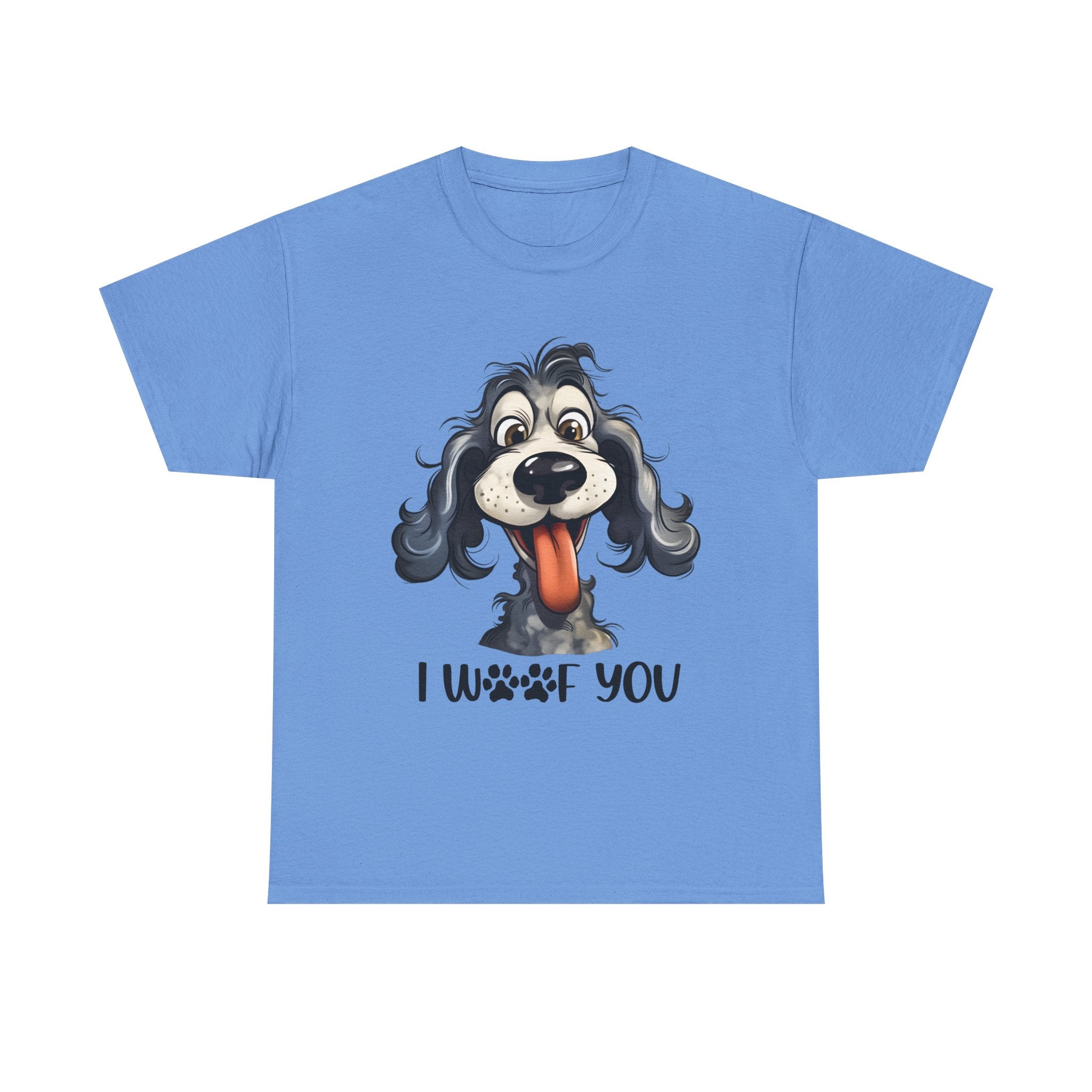 Cute Dog Lover Tee | I WOOF You T-Shirt, Pet Lover Gift, Dog Mom Shirt, Casual Wear, Anniversary Gift