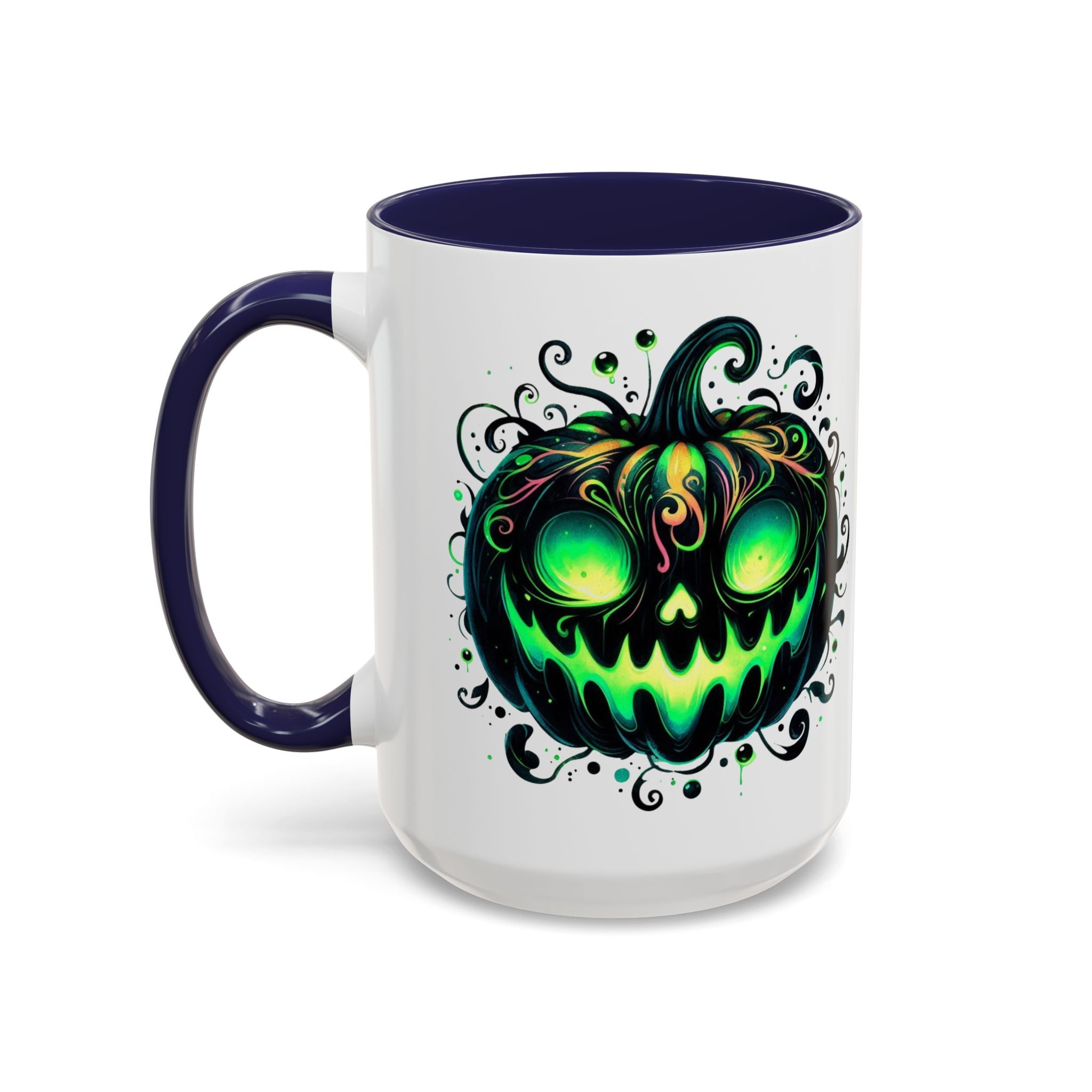 Spooky Pumpkin Accent Coffee Mug – Perfect for Halloween Lovers