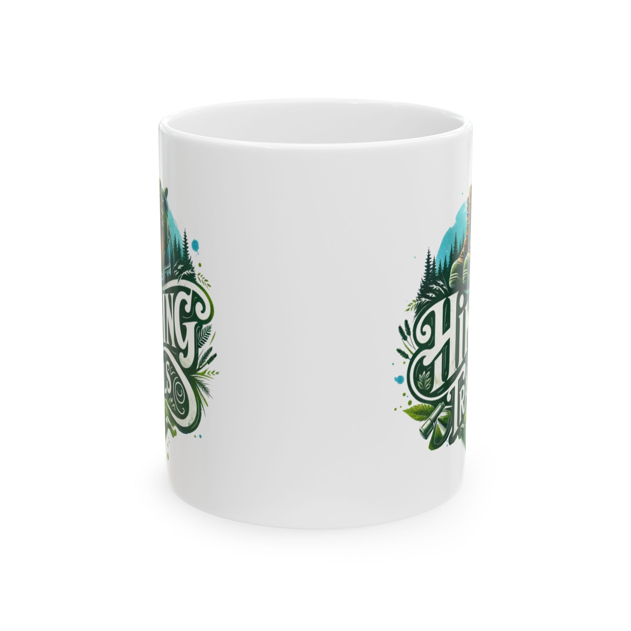 Nature-Inspired coffee Mug with 'Hiking Adventure' Design, Eco-Friendly Housewarming Gift, Coffee Lover’s Mug, Outdoor Enthusiast