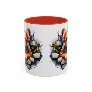 Charming Dog-Themed Coffee Mug, Perfect for Pet Lovers, Gift for Dog Owners, Cute French Bulldog Art, Ideal for Birthdays and Holidays