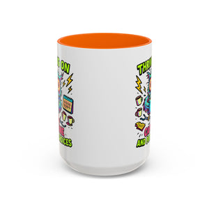 Thriving on Caffeine Mug | Funny Owl Coffee Cup | Gift for Coffee Lovers | Cute Kitchen Decor | Birthday, Holiday Gift