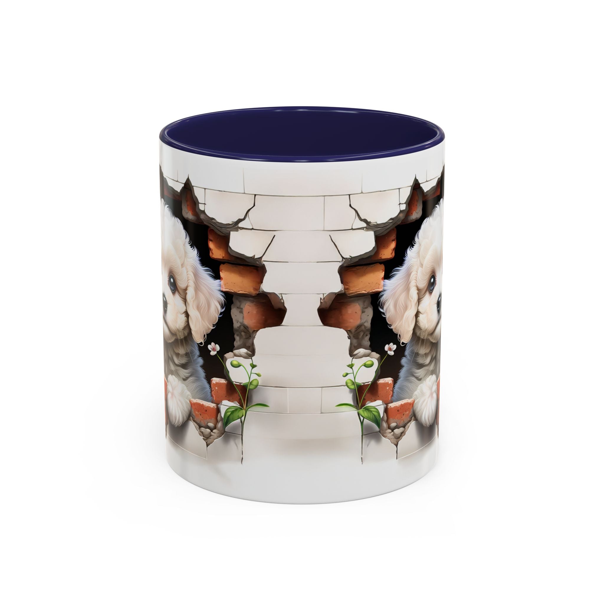 Cute Puppy Accent Coffee Mug - Adorable Dog Lover Gift, Pet-Themed Mug, Home Decor, Ideal for Gifts, Animal Enthusiast