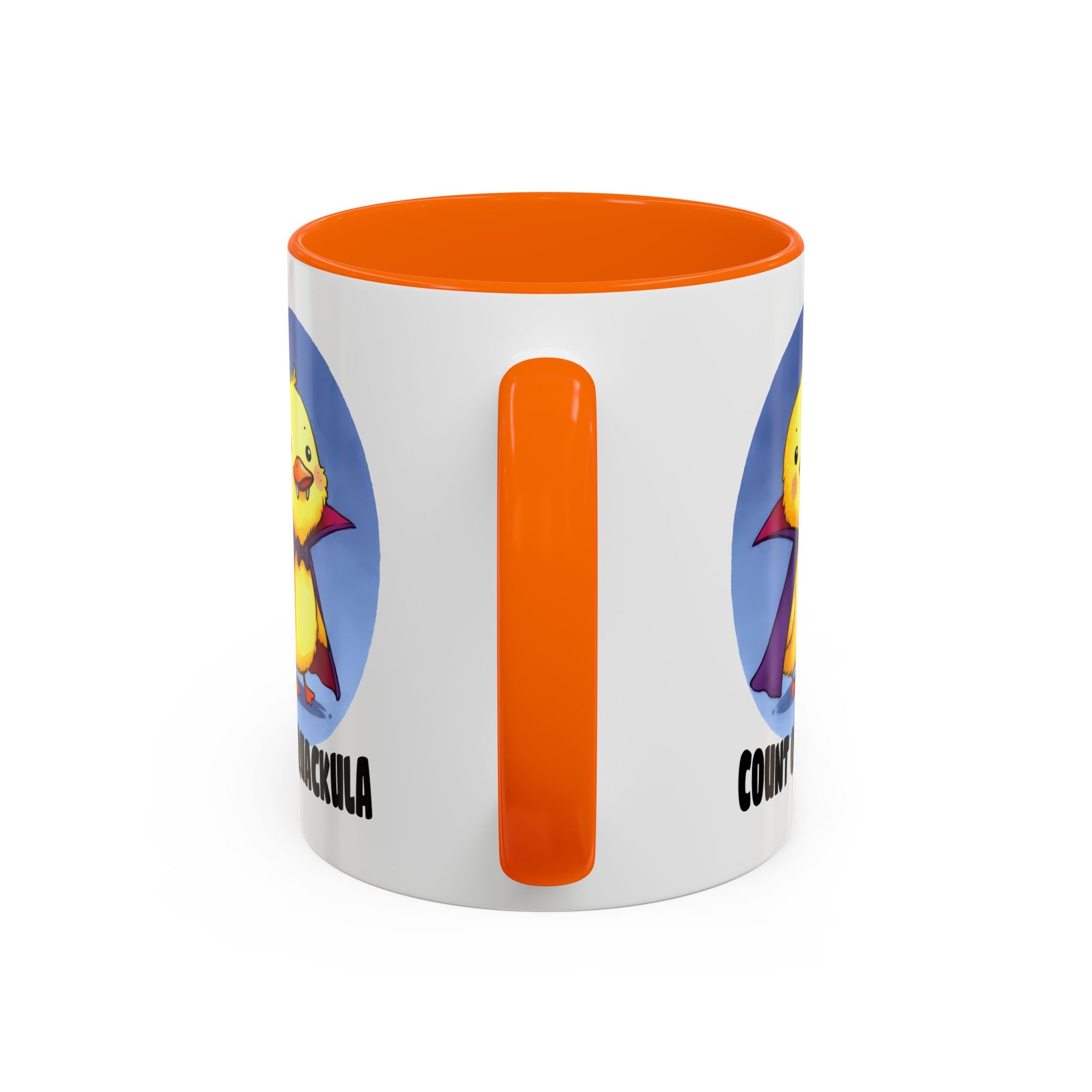 Cute Count Quackula Accent Coffee Mug - Adorable Gift for Coffee Lovers, Halloween Decor, Chick Collectors, Quirky Kitchen