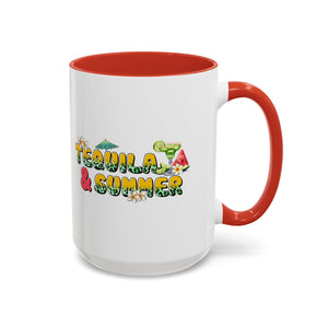 Summer Vibes Coffee Mug - Tequila & Summer Design
