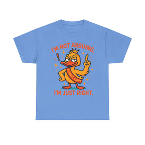 Funny attitude always right Tee, Casual Wear, Gift for Friends, Humor T-Shirt,  Loungewear, Birthday Gift