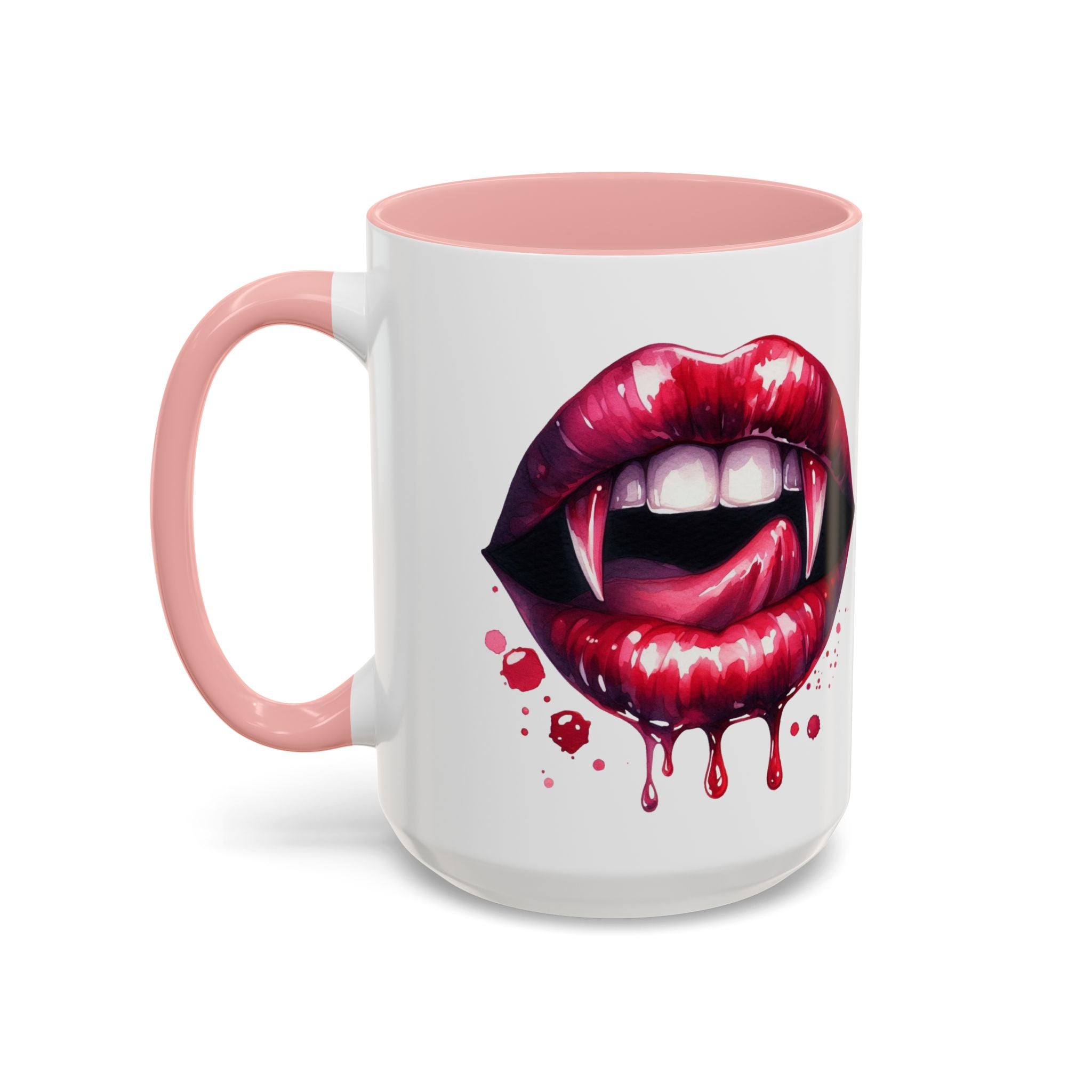 Gothic Vampire Teeth Coffee Mug – Perfect for Halloween, Spooky Occasions, Gift for Horror Lovers, Unique Accent Cup
