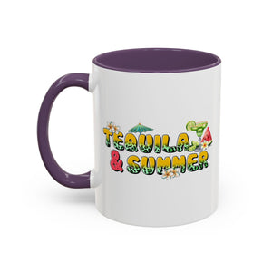 Summer Vibes Coffee Mug - Tequila & Summer Design
