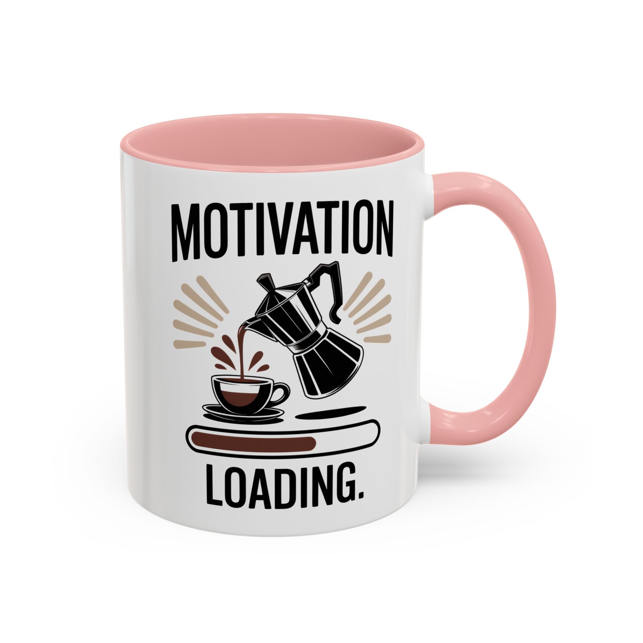 Motivation Loading Coffee Mug - Stylish 11oz & 15oz Accent Mug for Coffee Lovers