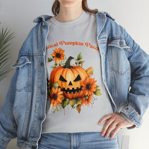 Halloween unisex t shirt mystical pumkin patch fall fun stocking stuffer Unisex Heavy Cotton Tee