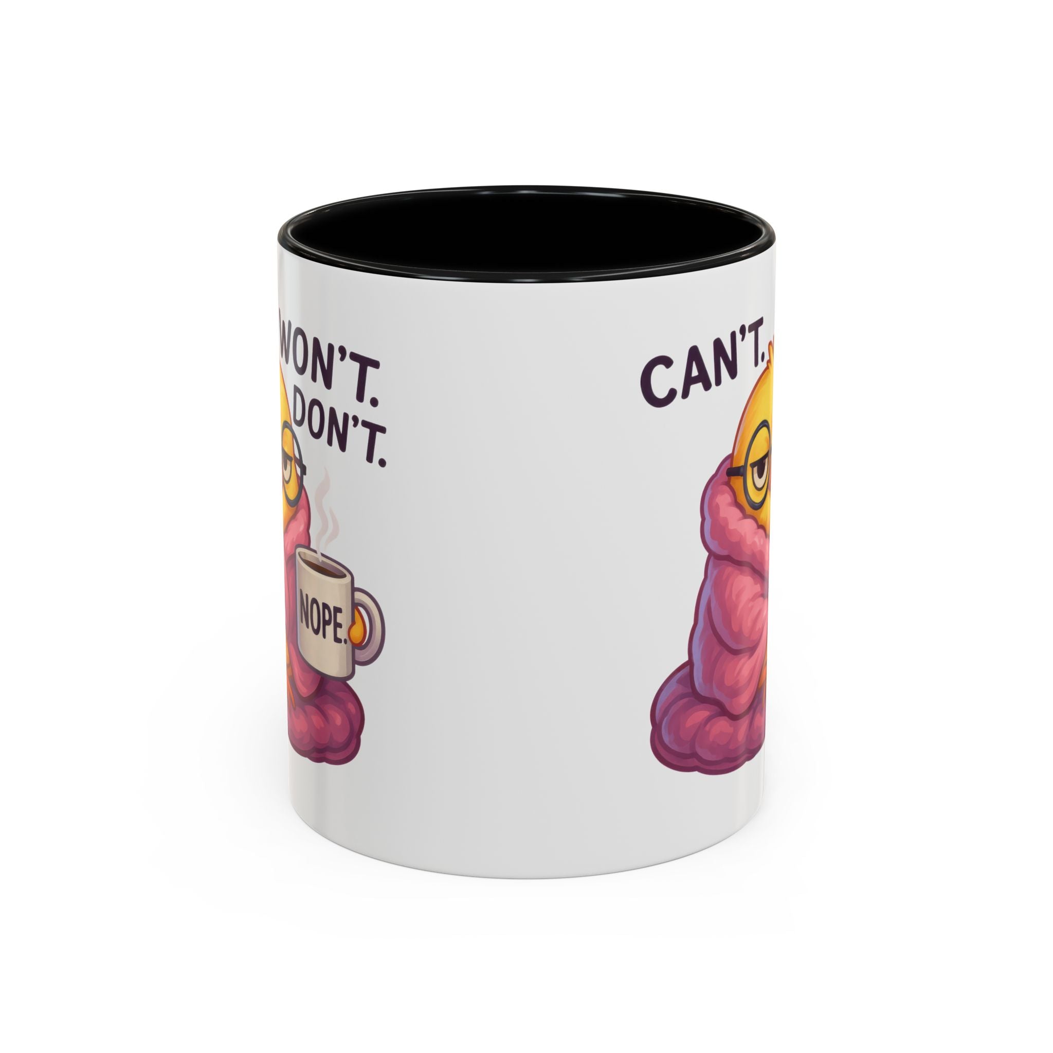 Cozy Cartoon Coffee Mug - Perfect for Lazy Days, Gifts for Friends, Cute Coffee Cups, Inspirational Morning Mug, Funny Beverage Container