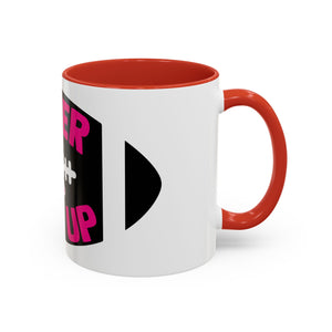 Inspirational Breast Cancer Awareness Coffee Mug - Never Give Up, Motivational Gift, Supportive Keepsake, Home or Office Decor
