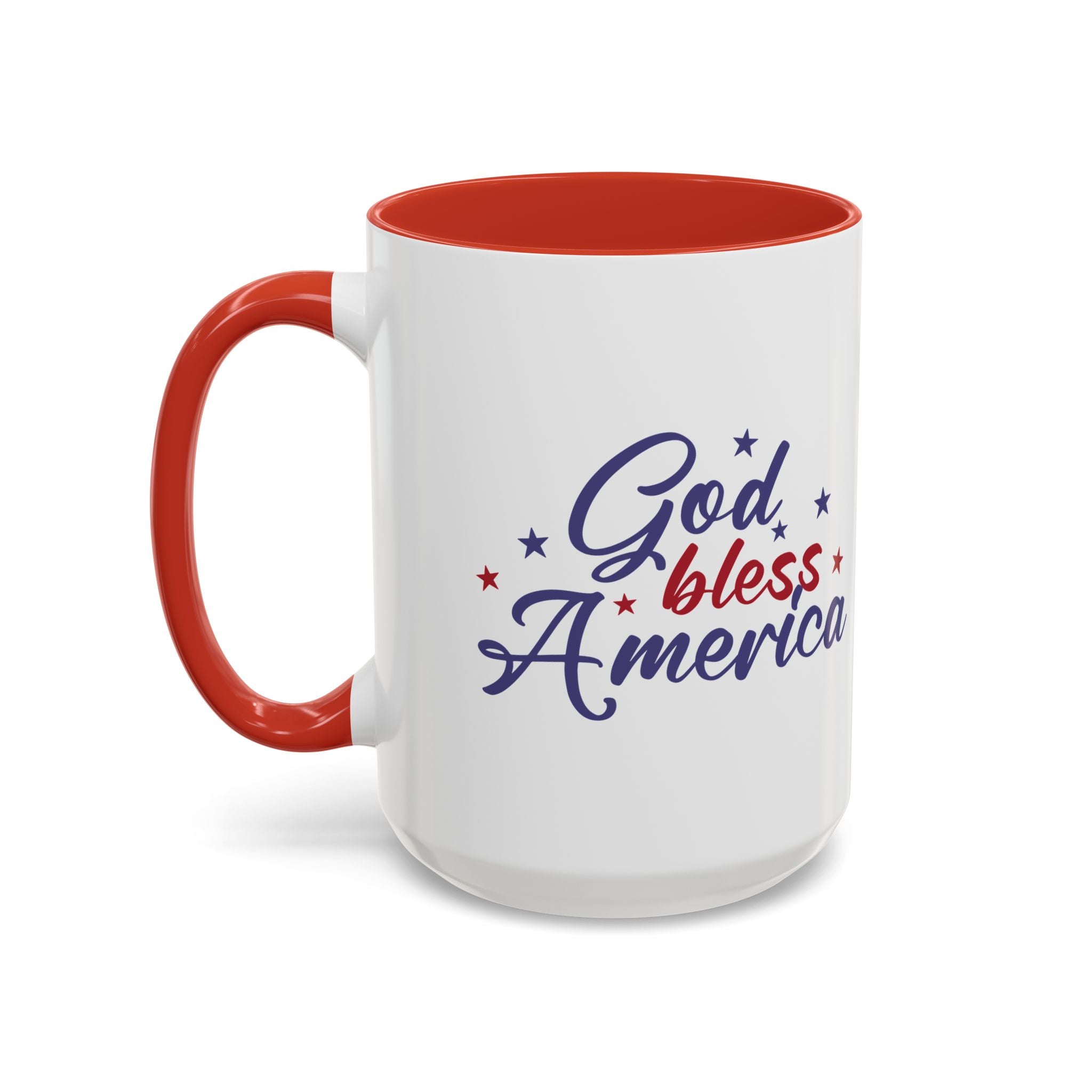 Patriotic Coffee Mug - God Bless America Design
