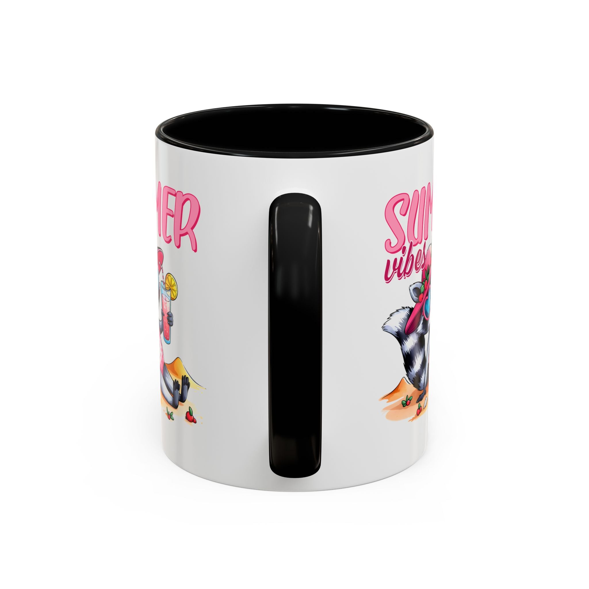 Summer Vibes Accent Coffee Mug - Fun & Colorful Design for Relaxing Moments