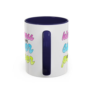 Kindness Superpower Coffee Mug, Inspirational Gift for Friends, Motivational Work Mug, Cute Drinkware for All Occasions, Unique