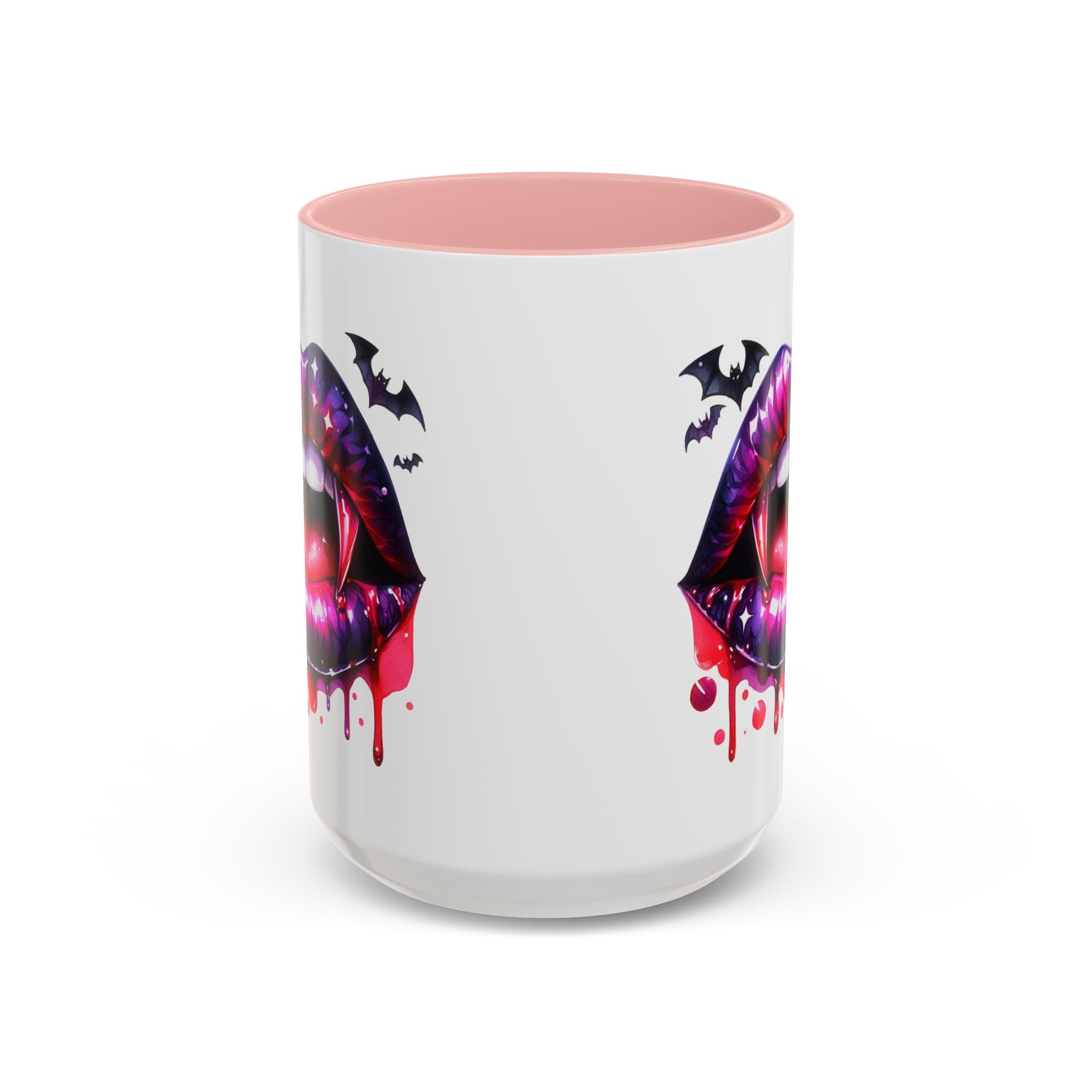 Gothic Vampire Coffee Mug, Halloween Mug, Dark Aesthetic, bats, Spooky Home Decor, Unique Coffee Cup