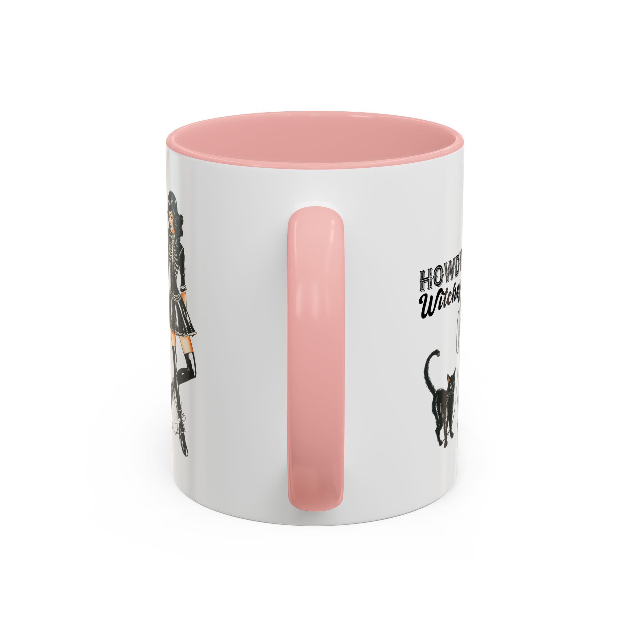Spooky Cat Coffee Mug, Halloween Gifts, Witchy Home Decor, Black Cat Mug, Cozy Drinkware, Magical Kitchen Accessories
