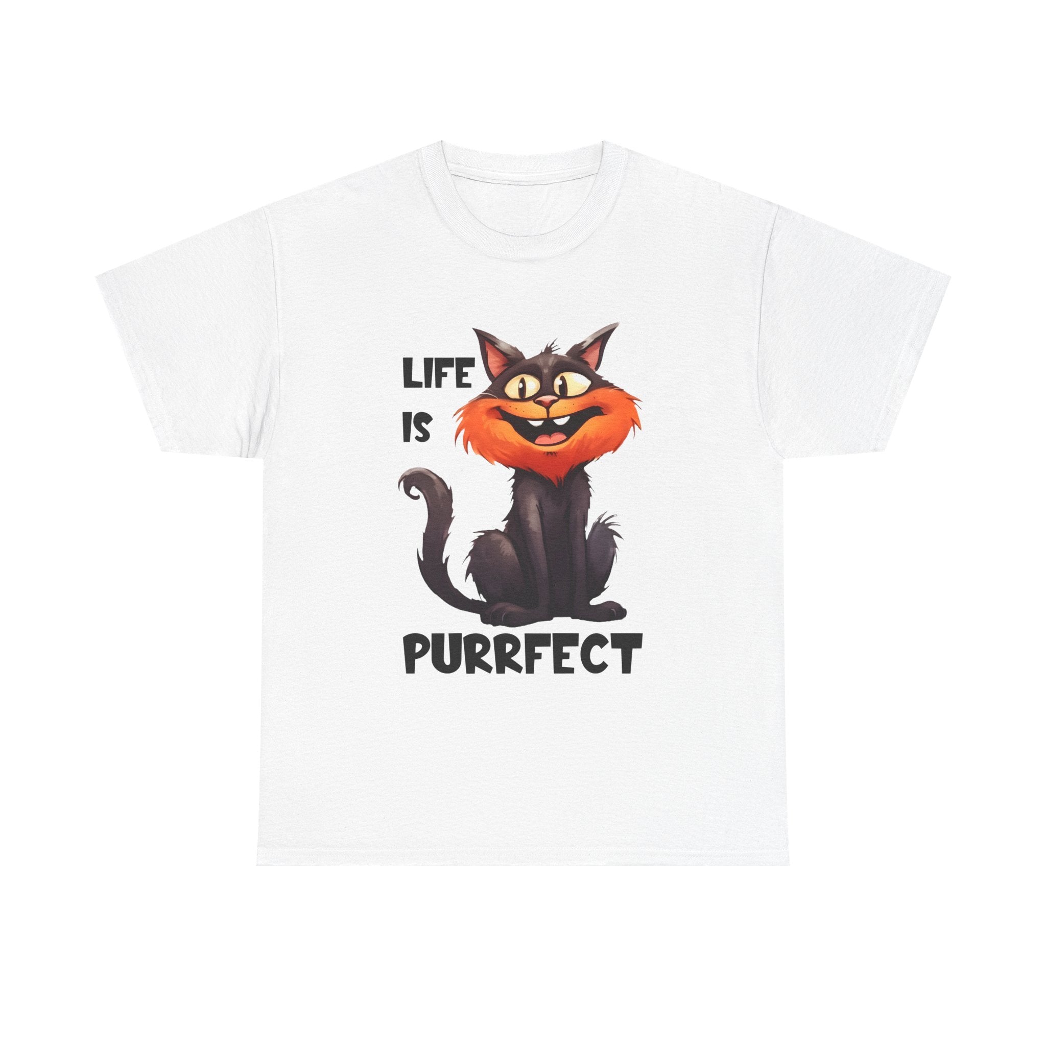 Purrfect Cat Tee, Cute Cat Lover Shirt, Fun Unisex Cotton Top, Gifts for Cat Owners, Funny Pet T-Shirt, Birthday Gift Idea