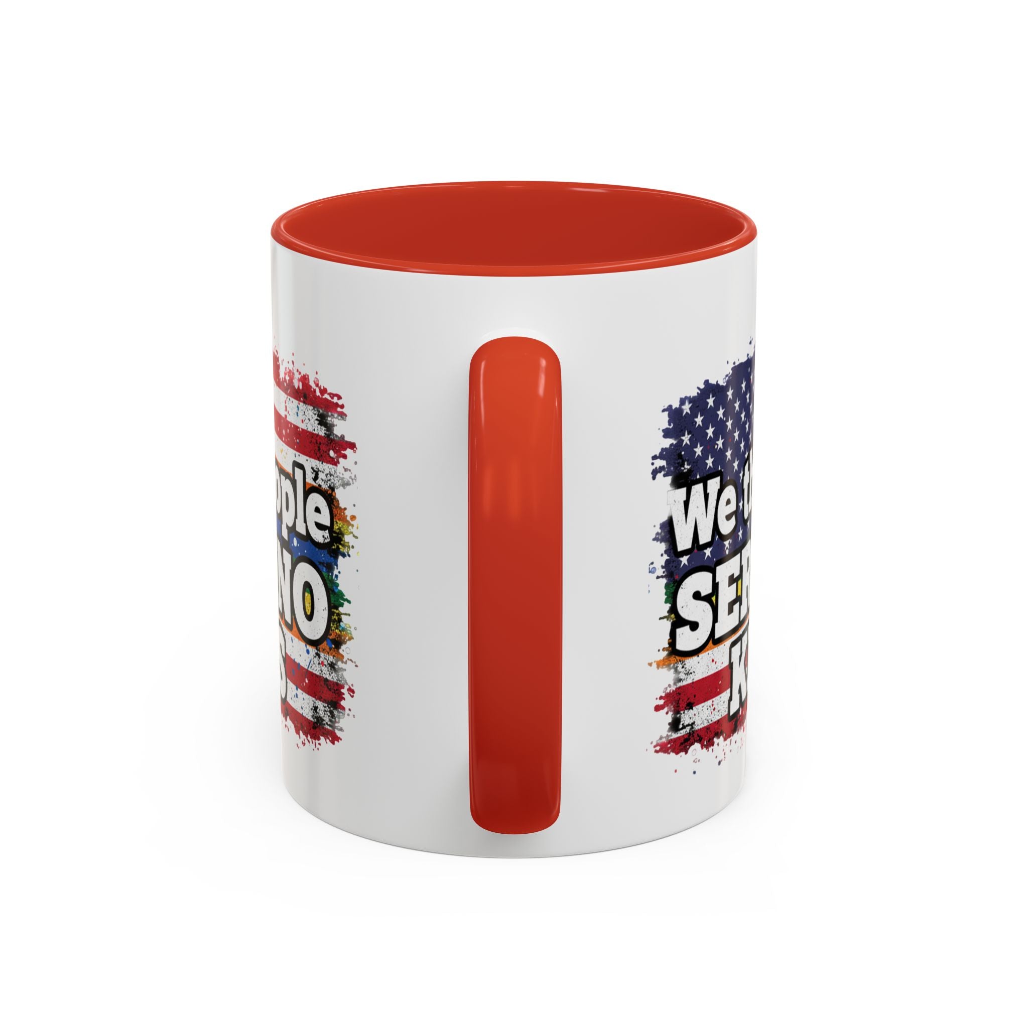 Patriotic Coffee Mug – "We the People Serve No Kings"
