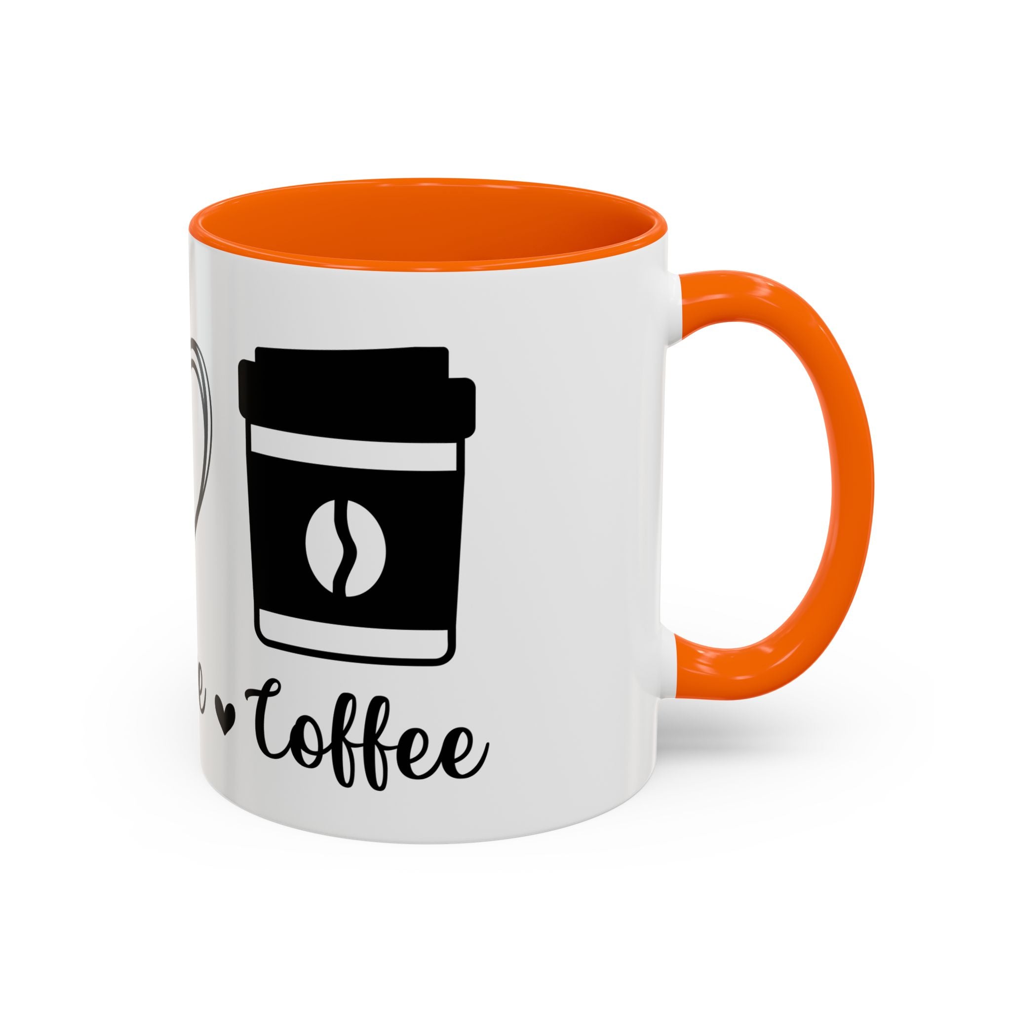 peace love coffee Accent Coffee Mug (11, 15oz)