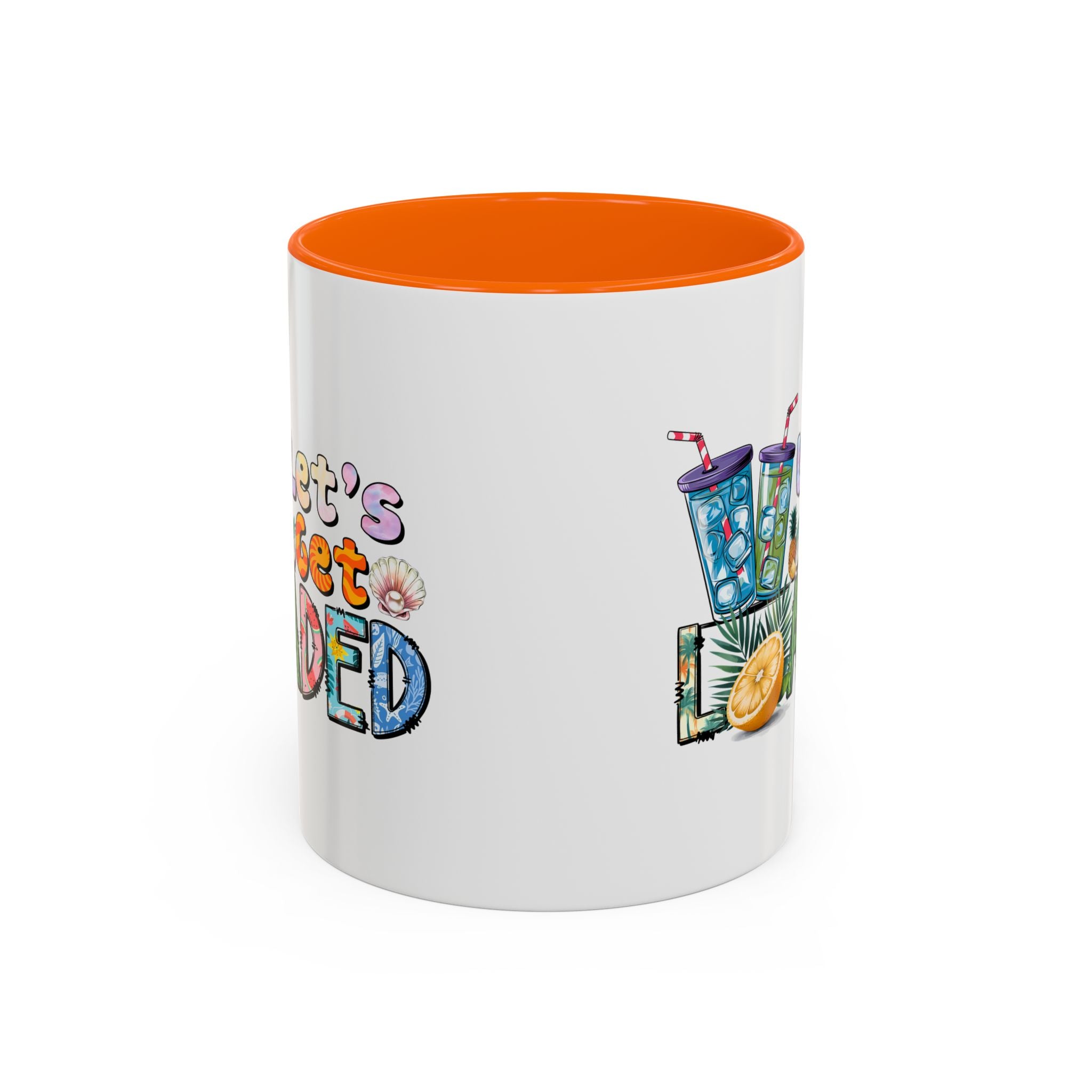 Colorful 'Let's Get Loaded' Coffee Mug - Fun Drinkware for Parties & Gatherings