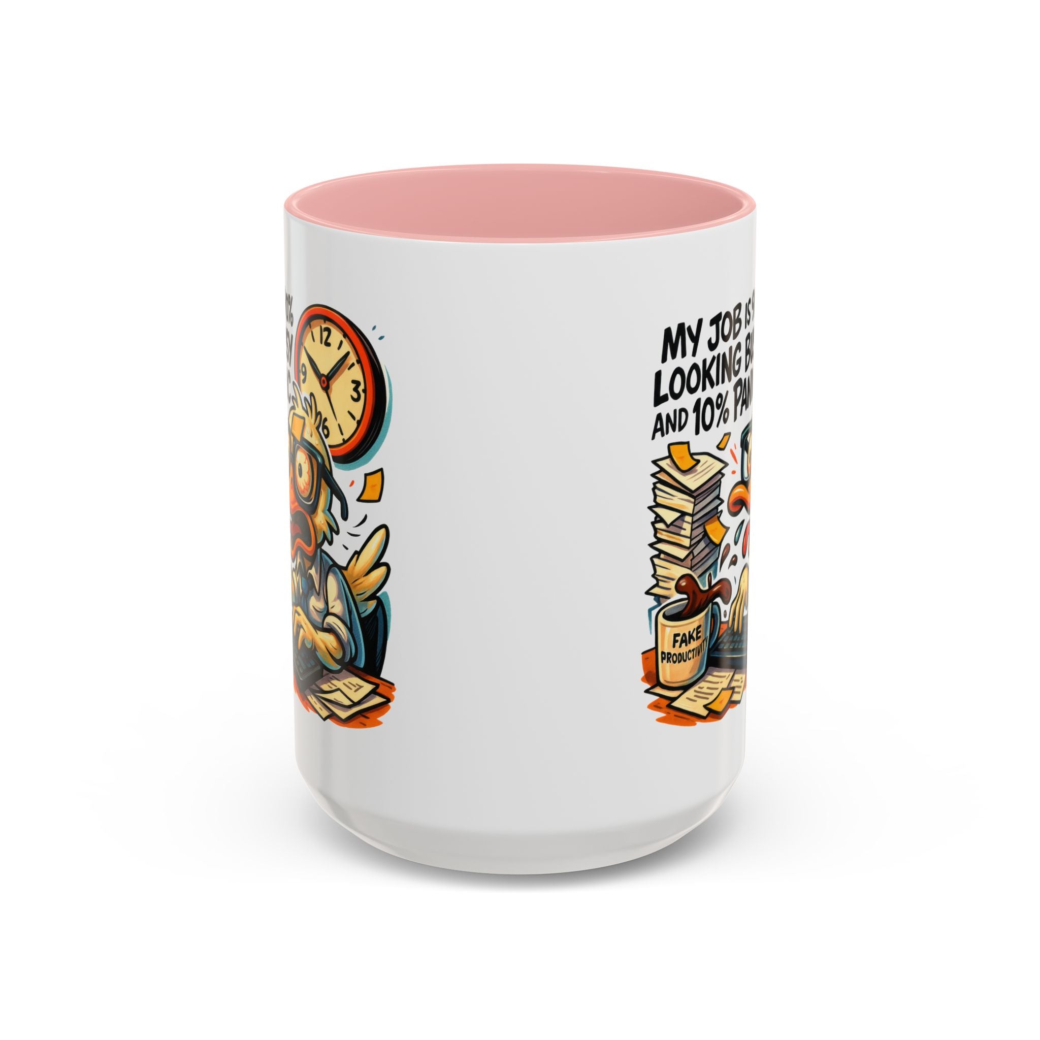 Funny Office Duck Coffee Mug | Perfect Gift for Office Workers, Desk Jokes, Humor, Funny Barista Mug, Creative Gift Idea