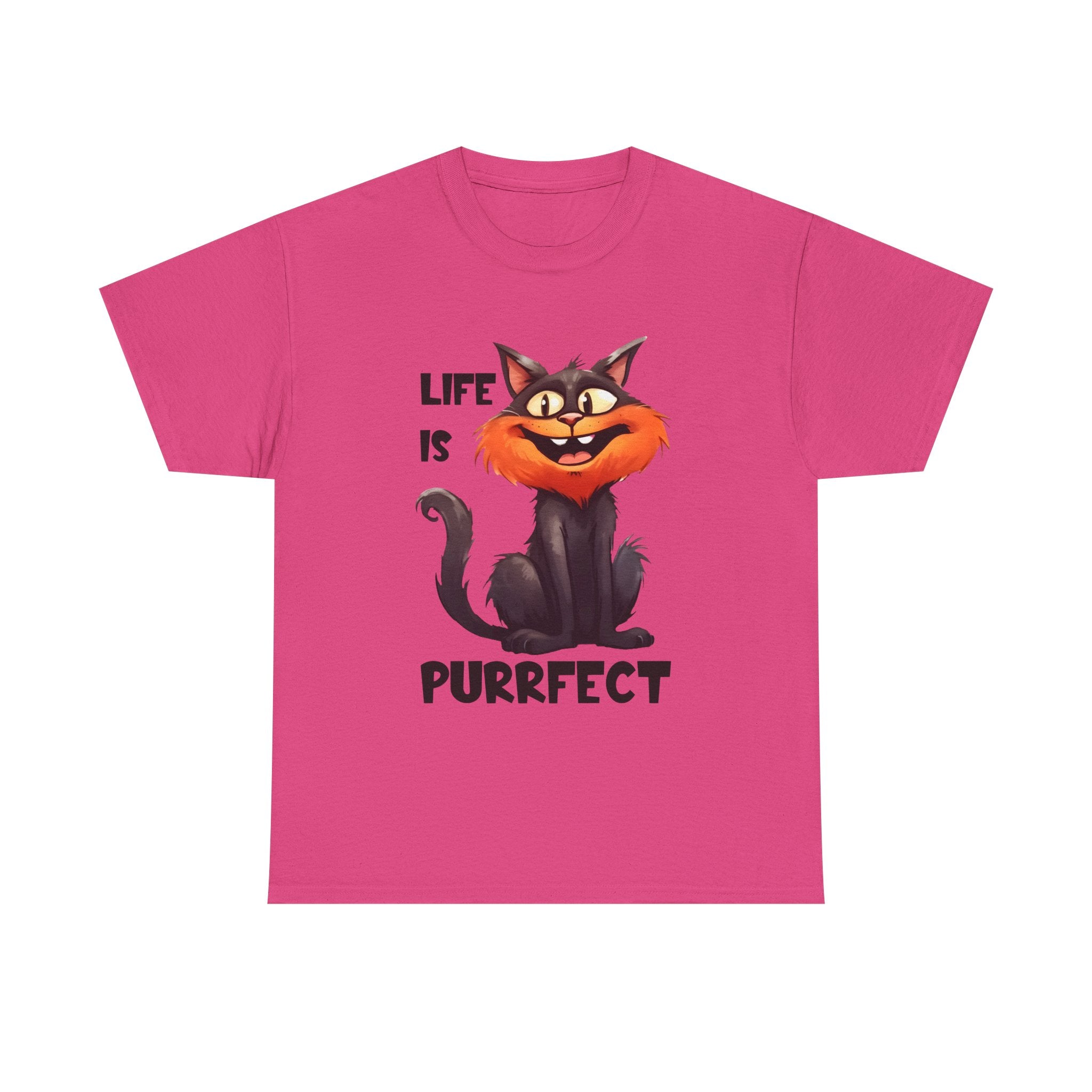 Purrfect Cat Tee, Cute Cat Lover Shirt, Fun Unisex Cotton Top, Gifts for Cat Owners, Funny Pet T-Shirt, Birthday Gift Idea