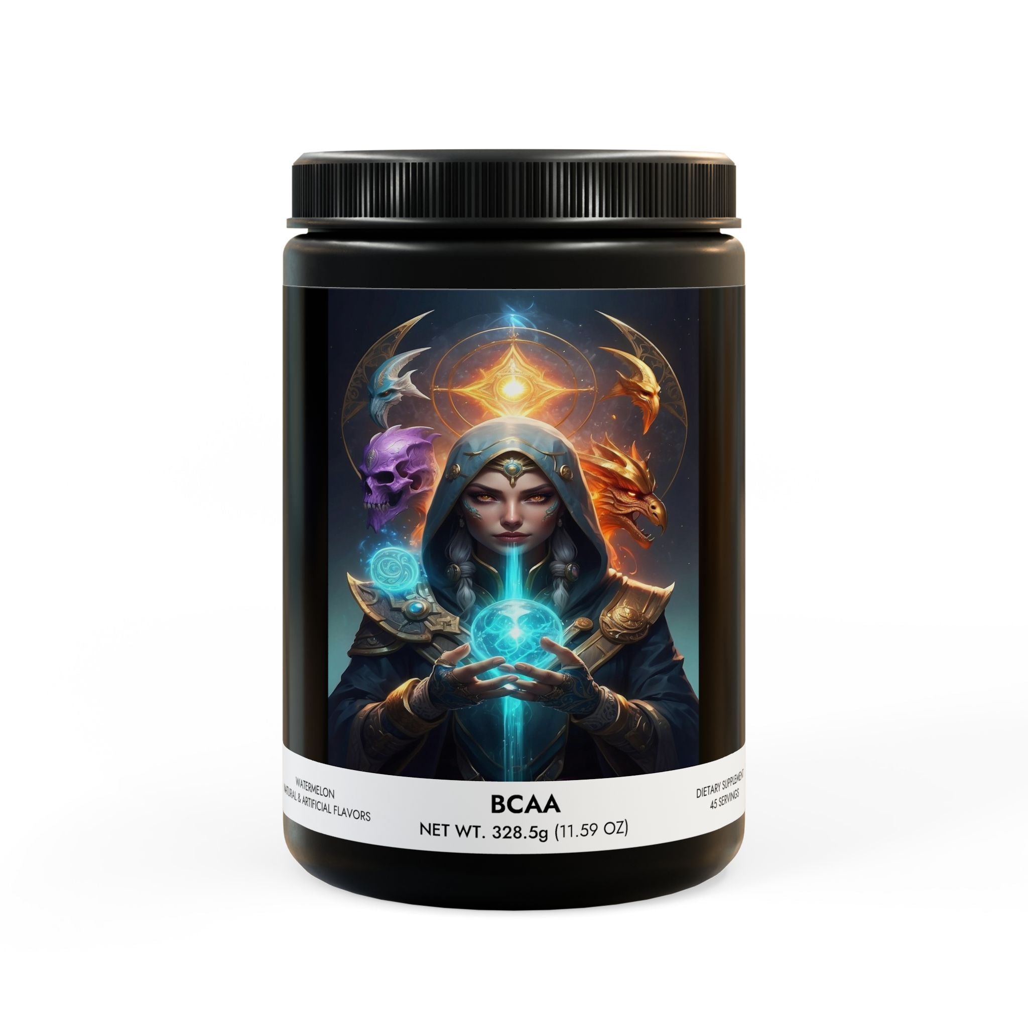BCAA Supplement, Watermelon (325g, 11.46oz, 45 servings) by mrdragonsfire