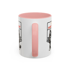 I do what I want funny cat Accent Coffee Mug (11, 15oz)
