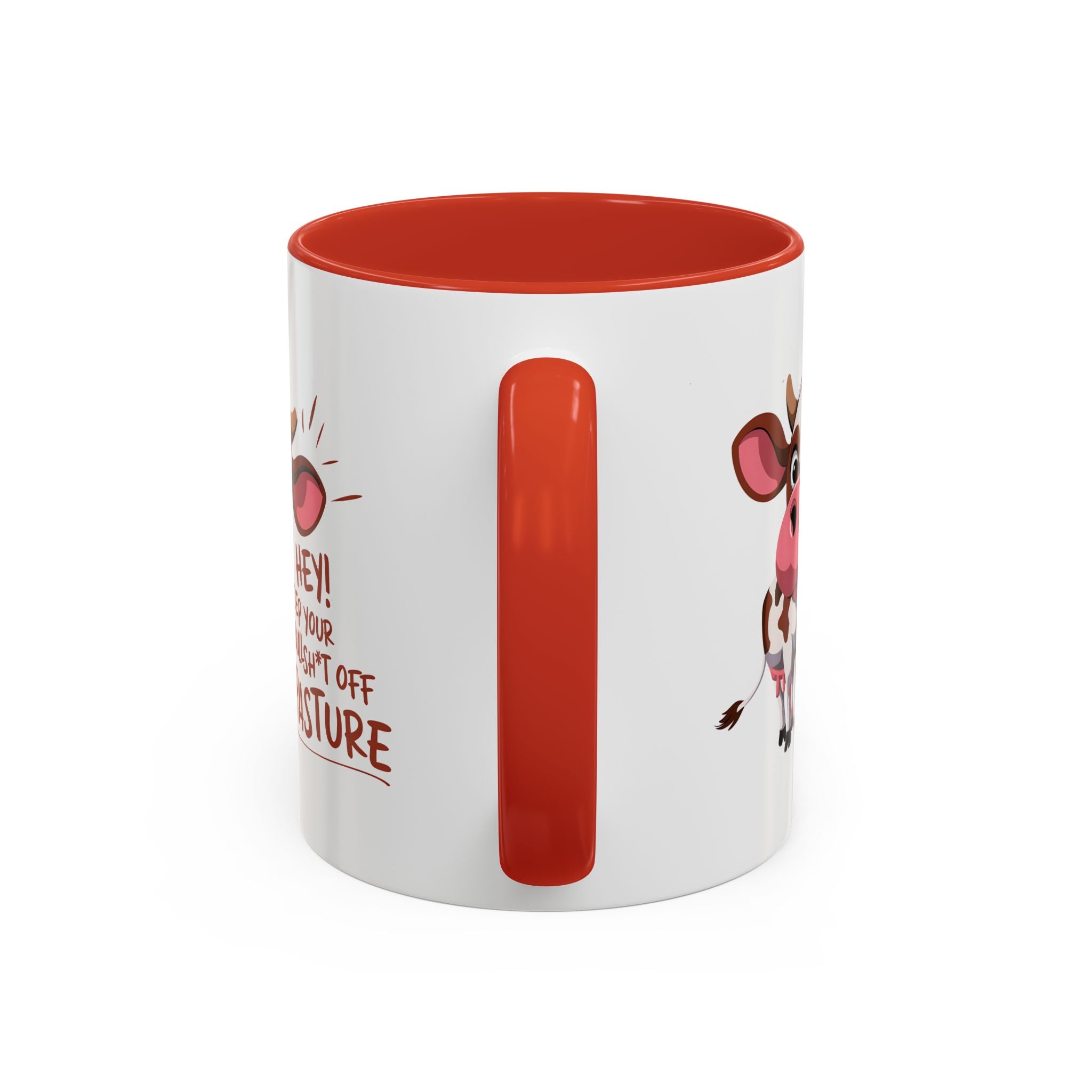 Funny Cow Coffee Mug – Perfect Gift for Farmers, Cow Lovers, Humor Fans, Cute Kitchen Decor, Office Coffee Cup