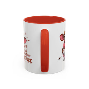 Funny Cow Coffee Mug – Perfect Gift for Farmers, Cow Lovers, Humor Fans, Cute Kitchen Decor, Office Coffee Cup