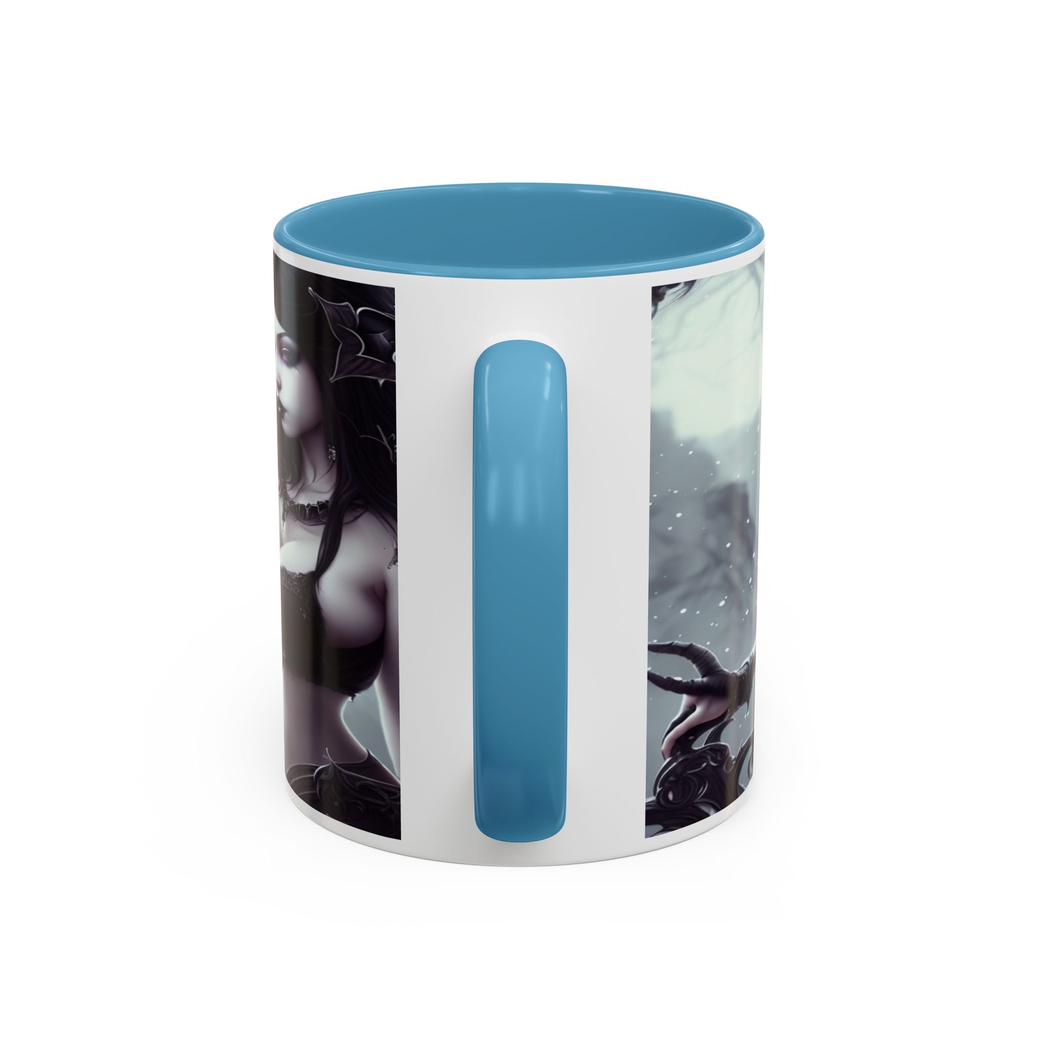 sexy busty woman Gothic Fantasy Coffee Mug – 11oz & 15oz Sculpted Design horror art