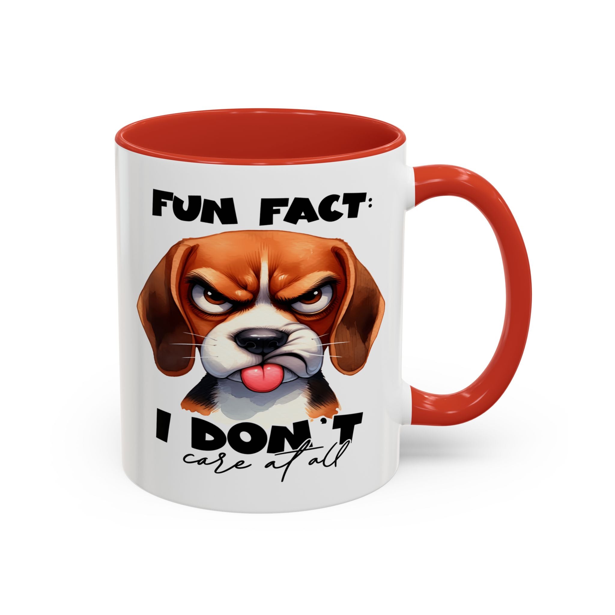 Funny Dog Accent Coffee Mug - Beagle Lover Gift, Pet Owner Present, Unique Animal Mug, Quirky Home Decor, Fun Fact Design