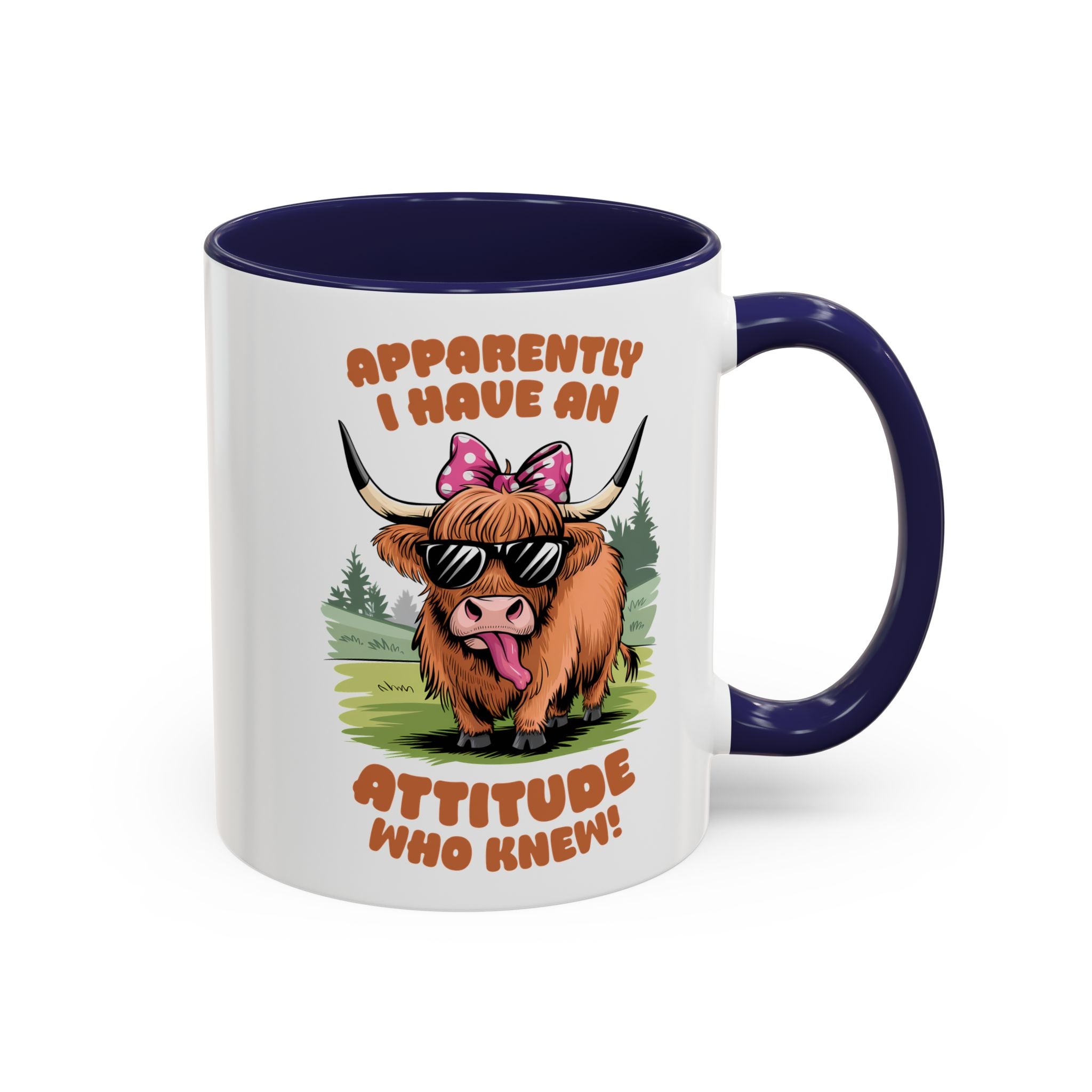 Fun Attitude Coffee Mug - Perfect Gift for Animal Lovers cow farm humor