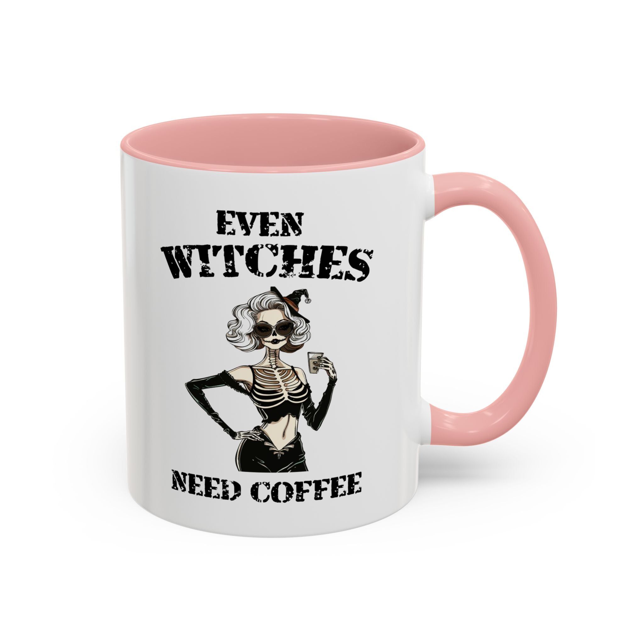 Witchy Coffee Mug - Even Witches Need Coffee, Spooky Gift, Halloween Decor, Witch Lover's Mug, Unique Coffee Cup