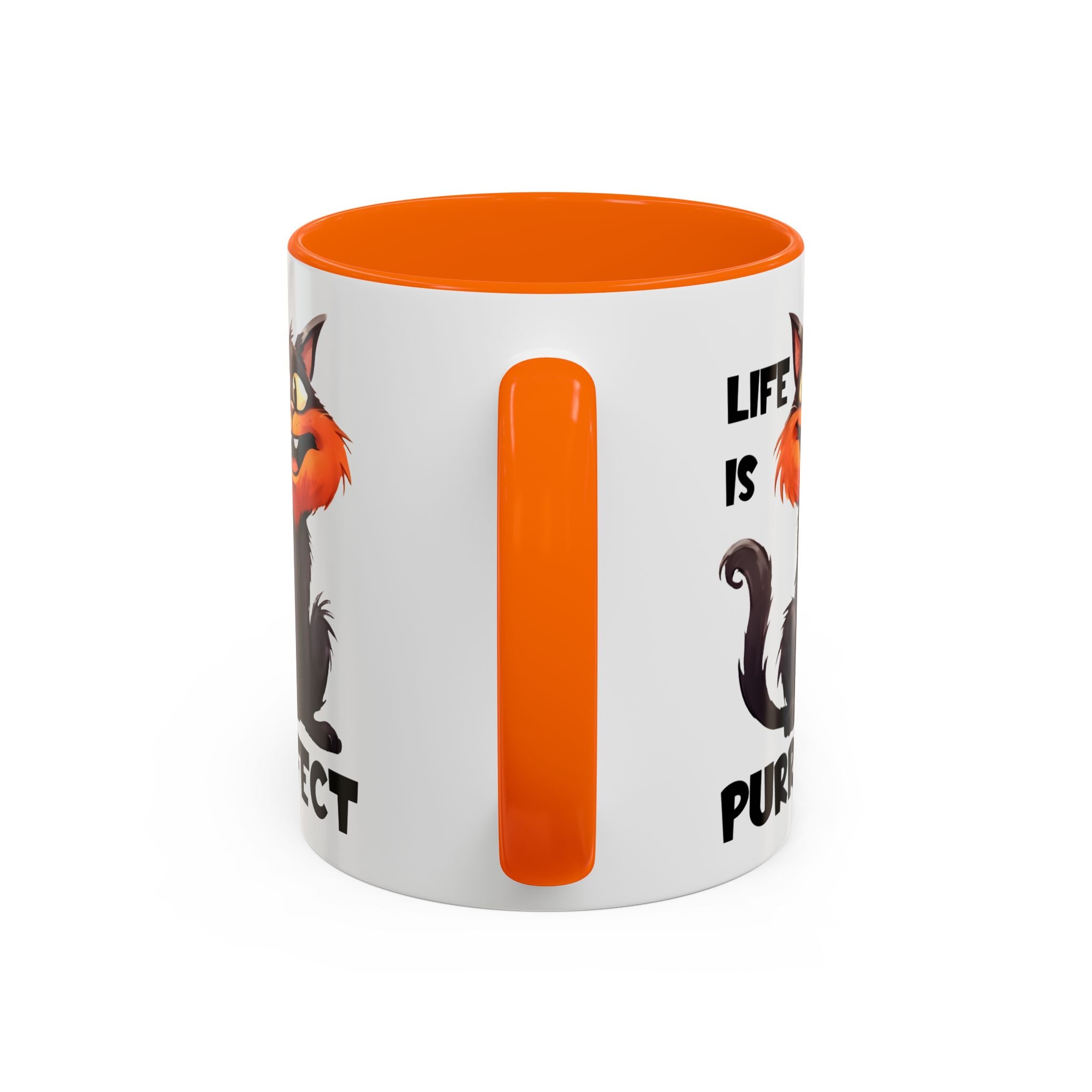 Purrfect Cat Accent Coffee Mug, Cat Lover Gift, Funny Drinkware, Cute Kitchen Accessory, Pet Owner Mug, Unique Gift Idea