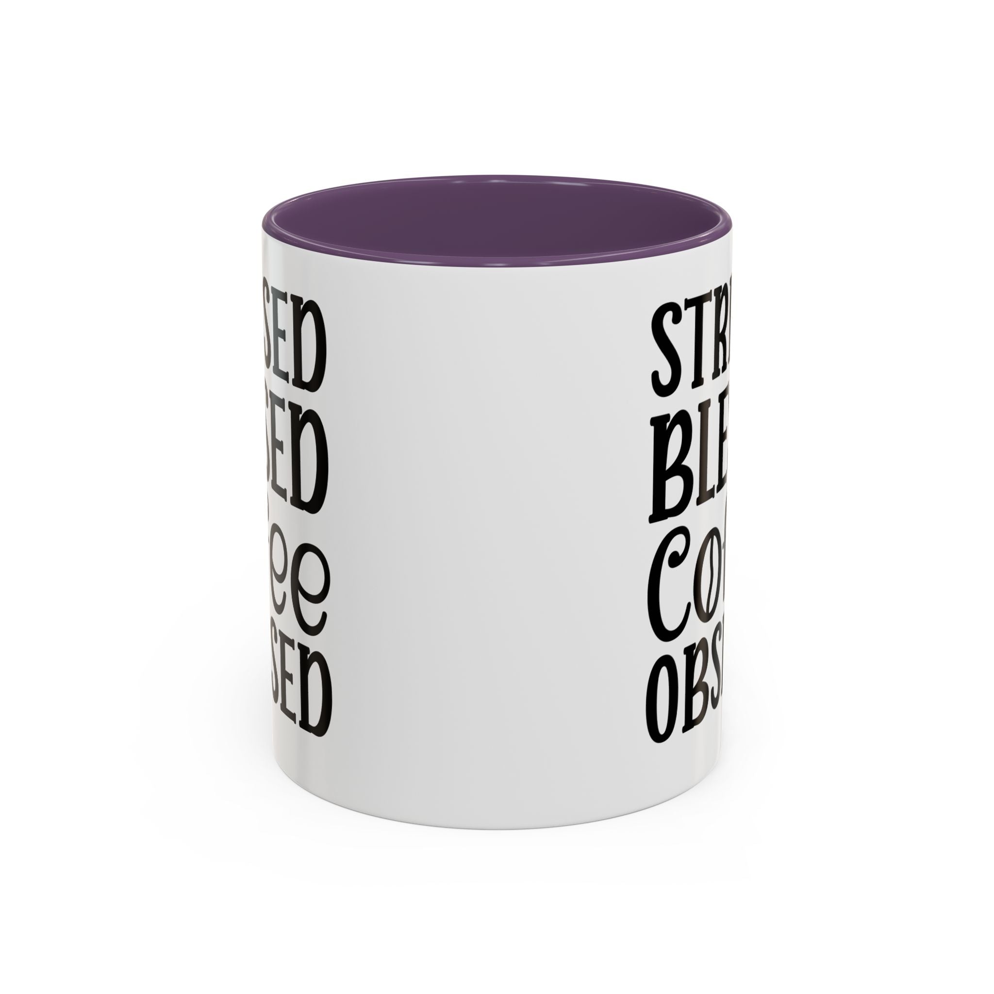 Stressed Blessed Coffee Obsessed Mug, Motivational Coffee Mug, Gift for Coffee Lovers, Funny Office Mug, Self-Care Gift Idea
